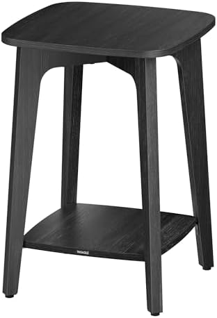 VASAGLE Side Table, 2-Tier Small Square End Table, Nightstand - Image 6