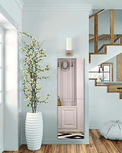 Unbreakable Acrylic Full Length Mirror for Wall Mounted, Full Body Mirror for Kids, Flexible Plastic Safe Shatterproof, 2 PCS 24 x 14 Inches, Workout Mirrors Tiles for Home Gym, Bedroom Over The Door - Image 2