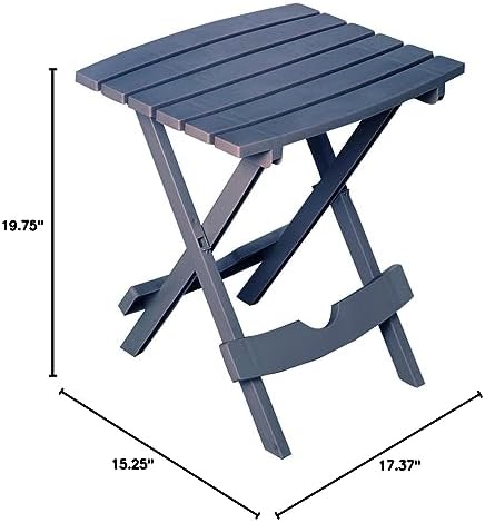 Adams 8510-94-3901 Quick-Fold Side Table, No Size, Bluestone - Image 2