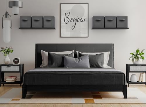 Sorbus Fabric Storage Cubes, 6-Pack Foldable Bins (13 Inch, Gray) - Image 2