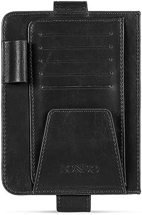 Londo Leather Car Visor Organizer – Stylish & Functional Storage for Sunglasses, Cards, and Essentials - Image 3