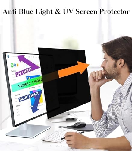 PYS 27 Inch Monitor Privacy Screen for 16:9 Widescreen Monitor, 2 Pack - Image 5