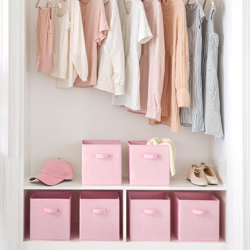 Cupic Cupid 6-Pack 11x11 Storage Cubes, Cube Storage Organizer, Pink - Image 6