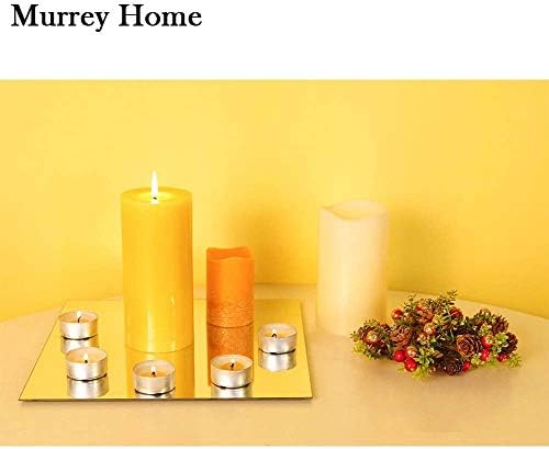 Murrey Home Wall Mirror for Home Gym Mirror, Full Length Mirrors Wall Mounted, Frameless Full Body Mirror Tiles for Wall, Door, Garage, 12" x12PCS - Image 6