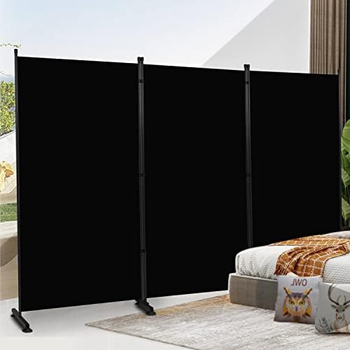 3 Panel Folding Room Divider,Privacy Screen Freestanding Space Separator by YASRKML