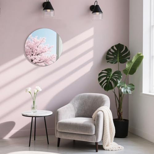 Set of 12 Round Mirror Trays, 10 Inch Glass Mirrors Candle Plate Large Circle Mirrors Wall Mount Glass Mirror Tiles for Table Centerpieces, Crafts, Wedding, Party Decorations - Image 7