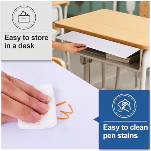 24 Pack Desk Dividers for Students,3-Fold Privacy Screens,Testing Dividers - Image 5