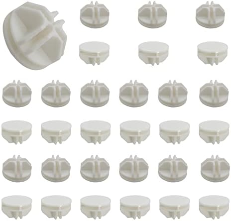 Bonsicoky 32 Pcs White Plastic Connector for Wire Grid Cube by Bonsicoky