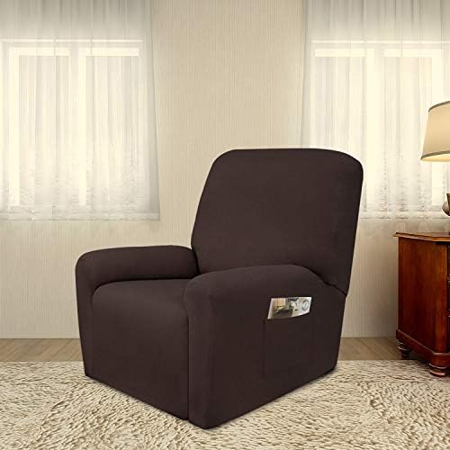 PureFit Stretc Recliner Chair Covers Fleece Soft Couch Covers for Sofa - Image 2