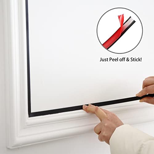 Trimold Matte Black Molding Trim, Peel and Stick Mirror Border Design, Flexible Wall Ceiling Floor Cabinet Tile Edge Moulding, 5m x 0.66cm - Image 3