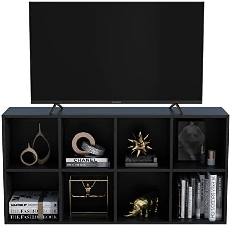 OSCHF 8-Cube Storage Shelf Bookcase, Black - Image 4