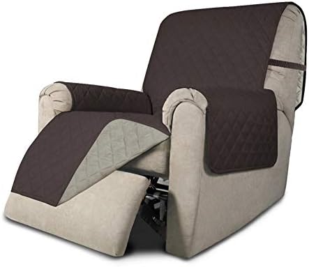 Easy-Going Reversible Couch Cover, Recliner 19 in, Chocolate/Beige by Easy-Going