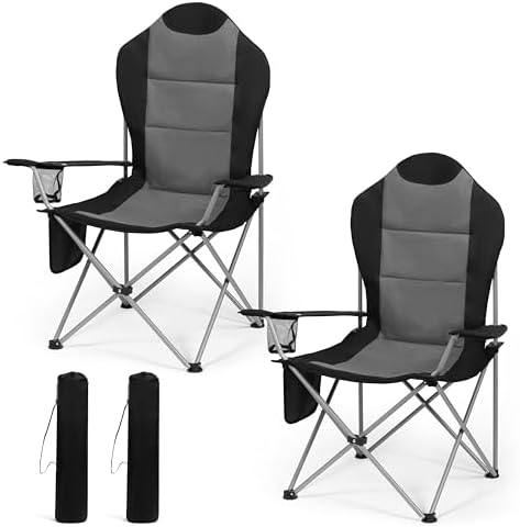 OUTSIDER Portable Camping Chair for Adults with Carry Bag, 2-Pack by Outsider