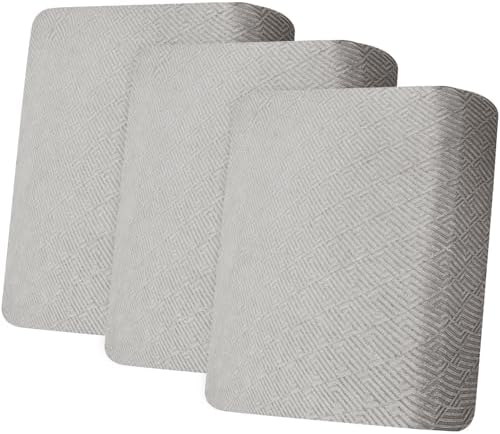 XINEAGE 3 Piece Stretch Couch Cushion Covers Individual Sofa Slipcovers by XINEAGE