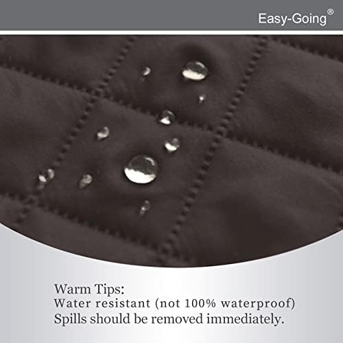 Easy-Going Reversible Couch Cover, Recliner 22 in, Chocolate/Chocolate - Image 4