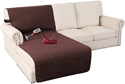Turquoize 100% Waterproof Sofa Covers Chaise Lounge L Shape Sofa Protector by Turquoize