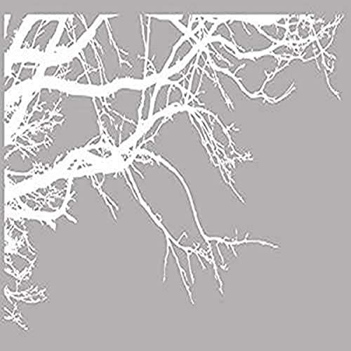 Innovative Stencils 1130 100 mwhite Tree Top Branches Wall Decal Vinyl Sticker, 100-Inch x 44-Inch, White by Innovative+Stencils