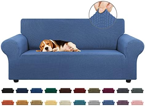KEKUOU Stretch Loveseat Couch Cover, 2 Cushion Couch Slipcover,Riverside by KEKUOU