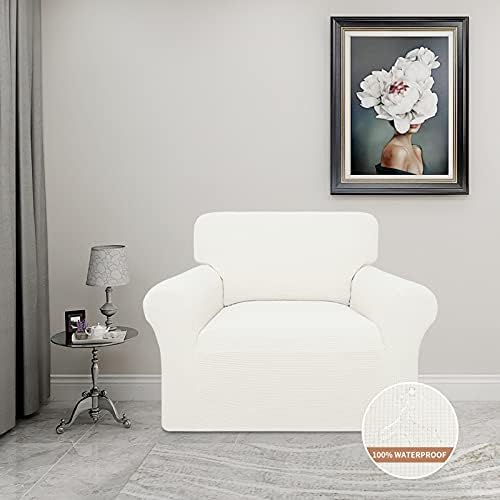 Easy-Going 100% Waterproof Chair Couch Cover, Stretch Jacquard Sofa Cover - Image 2
