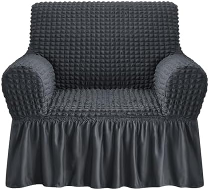 NICEEC Arm Chair Covers Armchair Covers Universal Slipcovers with Skirt by NICEEC