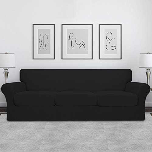 Easy-Going 4 Pieces Oversized Stretch Couch Cover for Dogs Washable - Image 2