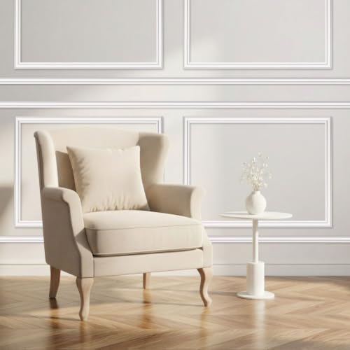 118 x 2.36 Inch Peel and Stick Molding Chair Rail Panel,White - Image 6