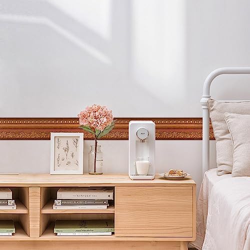 AbaBoorty Wood Wallpaper Border 196"X4.1" 3D Peel and Stick Wall Border Waterproof Tiles Sticker Wallpaper Self Adhesive Removable Wall Stickers for Ceiling Bedroom Living Room Decor - Image 7