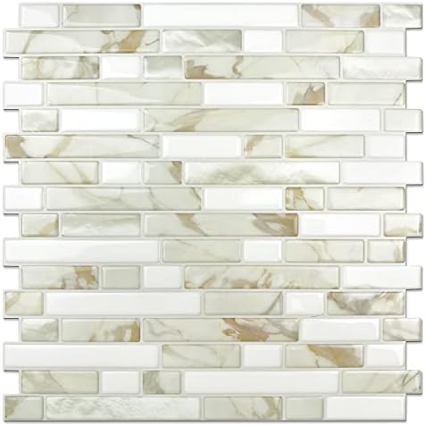 STICKGOO Peel and Stick Wall Tile Self-Adhesive Backsplash Thicker Design by STICKGOO
