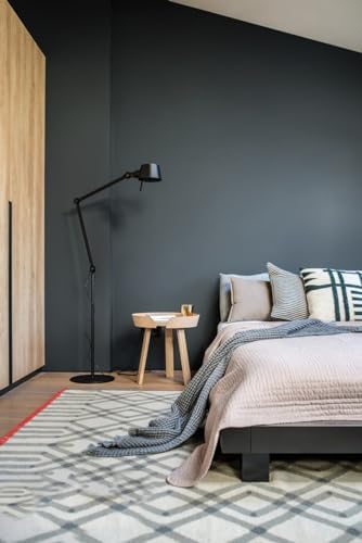 15.7"x394" Dark Grey Peel and Stick Wallpaper - Matte Grey Contact Paper for Bedroom, Wallcovering, Countertops - Image 4