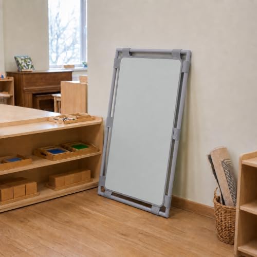 Children's Factory Room Divider 47.5" x 30.5", Glacier Gray, Rectangle by ChildrensFactory
