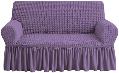 NICEEC Loveseat Covers Washable Love Seat Couch Covers Slipcover with Skirt by NICEEC