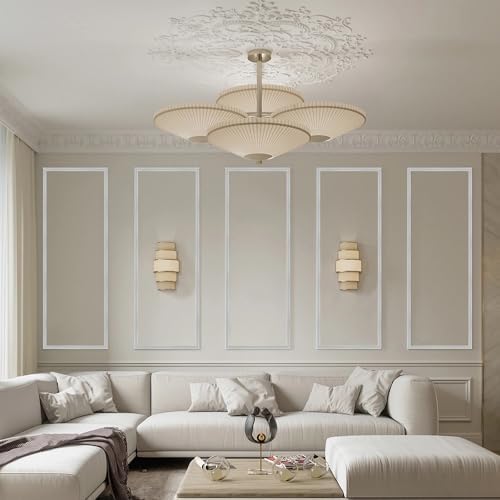 0.8" x16.4FT Silver Peel and Stick Crown Molding - Self-Adhesive PVC Trim with Metallic Finish for Mirror Frames, Cabinet & Decor - Image 6