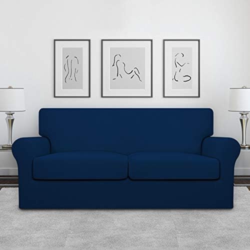 Easy-Going Stretch Oversized Loveseat Couch Cover for 2 Cushion Washable - Image 2