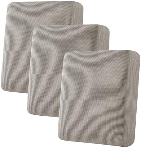 H.VERSAILTEX Super Stretch Stylish Cushions Covers/Furniture Cover Spandex Jacquard Small Checked Pattern Super Soft Slipcover Washable Individual by HVERSAILTEX