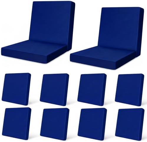 12Pcs Patio Cushion Covers Stretch Outdoor Furniture Protector Slipcovers by pickyNproud