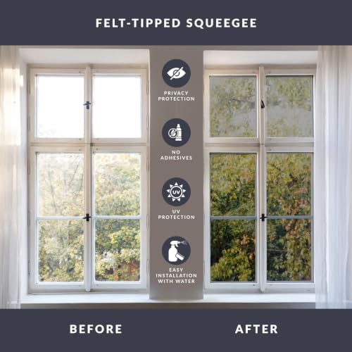 Black Energy Window Film by Artscape - Reflective Heat Reduction Film, Static Cling, One-Way Privacy, Reflective, Easy DIY Installation - 47.25 x 78 Inch - Image 2