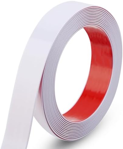 Gaahing 196.8" x 1.5" Matte White Molding & Wall Trim, Flexible Peel and Stick Decorative Strip for Tile, Mirror, Ceiling, Floor, Panel, Cabinet by Getallthemoldingtrimsyoulike