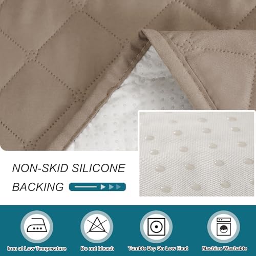 Turquoize 100% Waterproof Sofa Covers Chaise Lounge L Shape Sofa Protector - Image 7