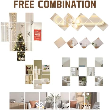 14 x 12'' x 1Pcs Acrylic Mirror Sheets for Wall Decor, 2.5mm Thick - Image 4
