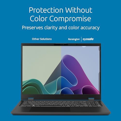 Kensington Eyesafe Privacy Screens Filter 16 inch 16:10, Easy Installation, Filters 60% of Blue Light, Patented Laptop Privacy Screen Compatible with Touch Screen, Matte and Glossy, ES160A1610A - Image 4