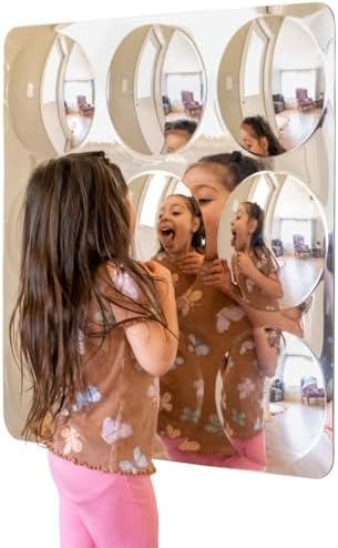 Spark & Wow Sensory Wall Toddler Mirror, 9 Bubbles, for Ages 6m+ by SparkWow