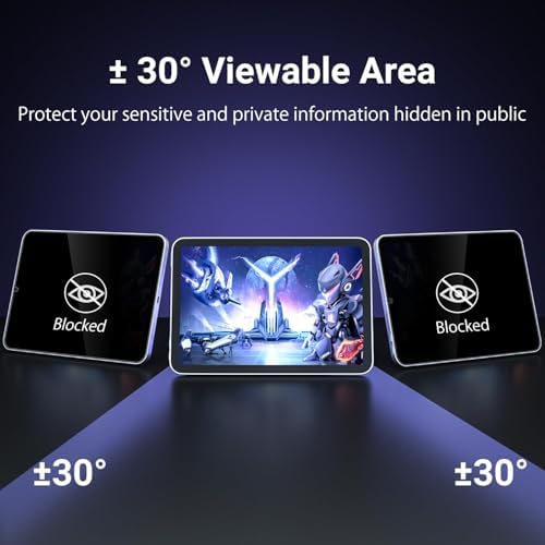 ZOEGAA iPad A16 Privacy Screen Protector For 10.9/11 Inch 2022/2025 Release. - Image 2