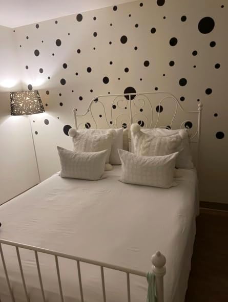 Brown Polka Dot Wall Decals, Room Decor Stickers (Brown) - Image 2