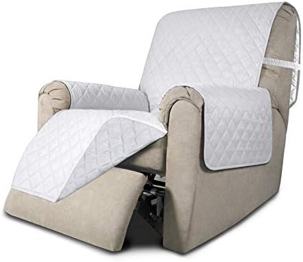 Easy-Going Reversible Couch Cover, Recliner 19 in, White/White by Easy-Going