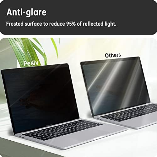 Peslv Magnetic Privacy Screen for Macbook Pro 13 Inch (2016-2022, M1, M2) / Macbook Air 13 in (2018-2021, M1), Removable Anti Blue Light Glare Filter for Mac 13In Laptop - Image 5