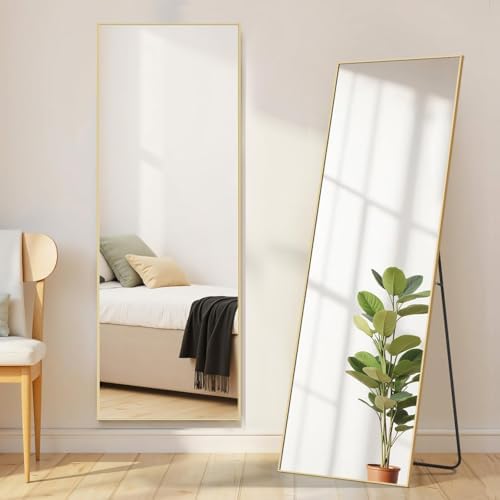 16"x59" Mirror Full Length, Upgraded Body Wall Mirrors by Aidoly