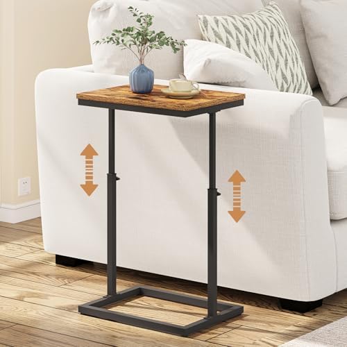 TUTOTAK End Table, Side Table, Tall Couch Table, Sofa Table by ChoosetutotakFurnitureBuildYourCozyHome