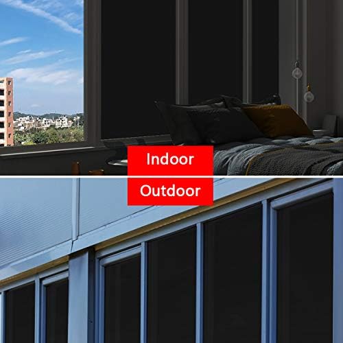 WPCTEV Total Blackout Window Privacy Film, Static Cling 35.4In x 6.5Ft - Image 4