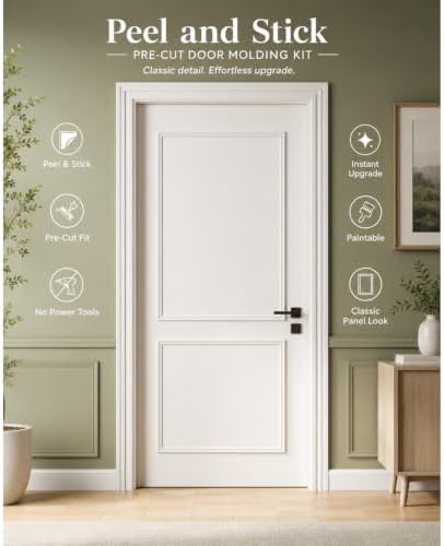 Colingmill 1 Set Peel and Stick Door Moulding, Chic, 26"x36"+26"x24" - Image 4