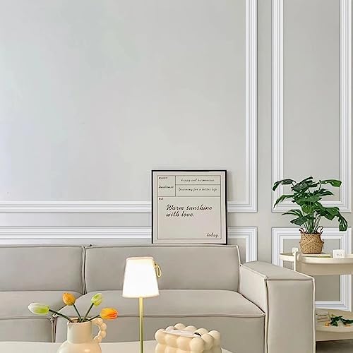 Peel and Stick Wall Molding Trim, Flexible Strip for Mirror Frame, Chair Rail Moulding, Wall Protection and Home DIY Decoration (118'' x 1.6'') - Image 6
